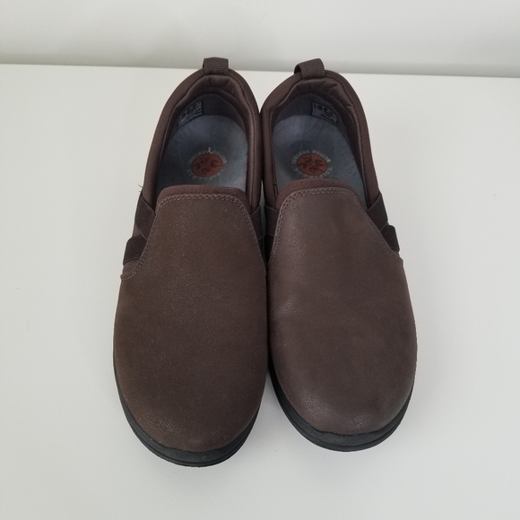 Clarks Breeze Bali Brown Slip On Loafers Size 7 Comfort - Picture 7 of 10
